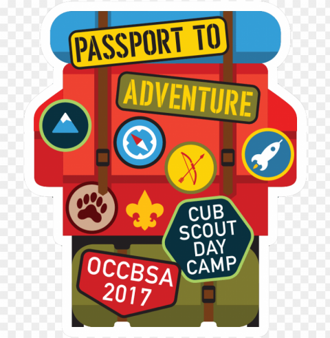 day camp 2017 calender - passport to adventure cub scout day cam Clean Background Isolated PNG Icon