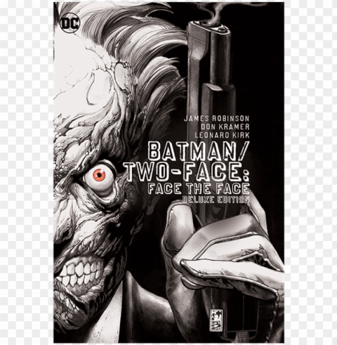 dc comics - batman - two-face - face the face deluxe - batman two face face the face deluxe edition hc Isolated Icon in HighQuality Transparent PNG