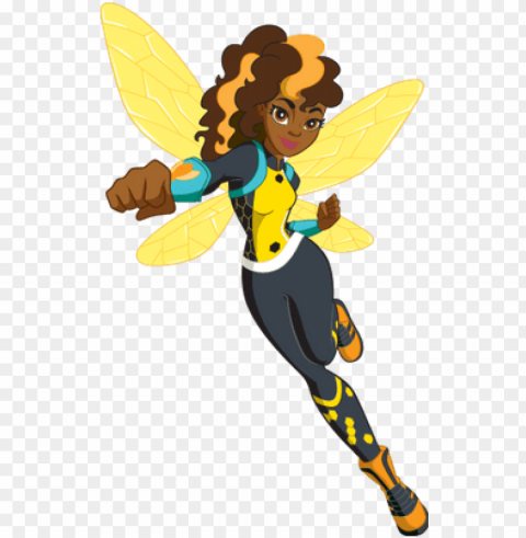dc super hero girls bumblebee - ivy bumblebee dc superhero girls Isolated Item with Transparent Background PNG