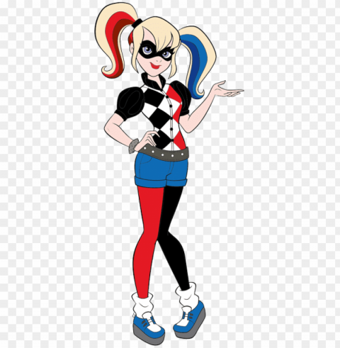 dc superhero girls harley quinn jpg - superhero Transparent PNG Object Isolation PNG transparent with Clear Background ID 48982e5d