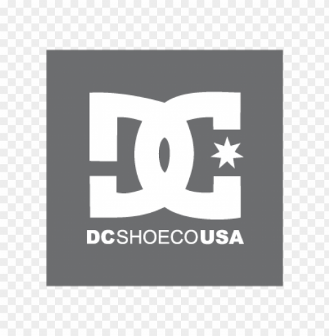 dcshoeco usa logo vector CleanCut Background Isolated PNG Graphic