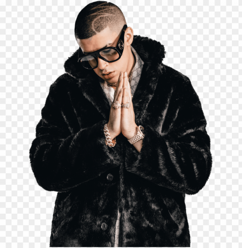 de bad bunny Isolated Character on Transparent Background PNG