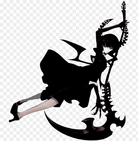 dead body outline photo - dead master black rock shooter wall HighResolution PNG Isolated on Transparent Background