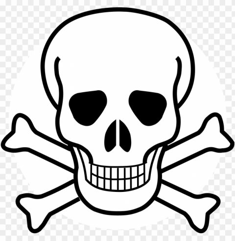 dead clipart death symbol - skull and crossbones Free PNG download