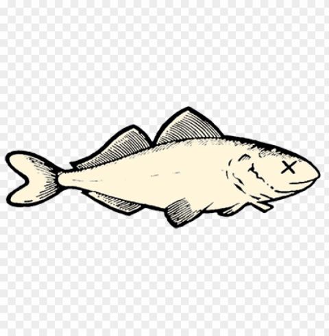 Dead Fish PNG Transparent Graphic