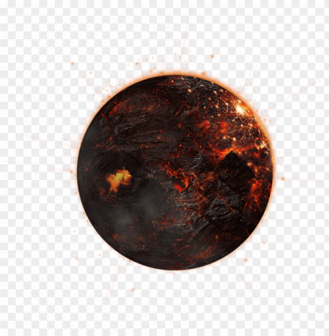 dead planet Isolated Icon in HighQuality Transparent PNG