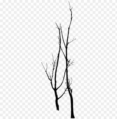 dead trees vector royalty free clipart tree silhouette - dead tree silhouette vector PNG Graphic with Isolated Transparency