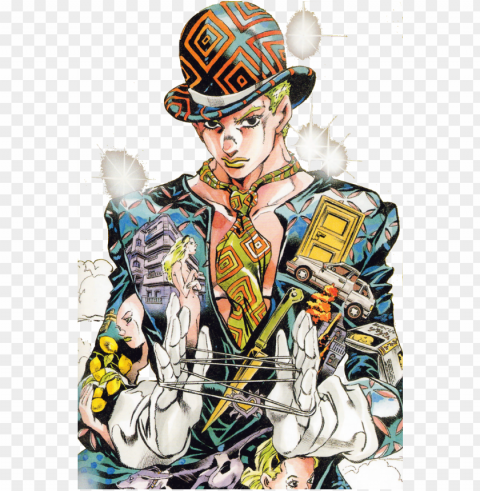 deadman kira - yoshikage kira dead man's questions Clear Background Isolated PNG Illustration