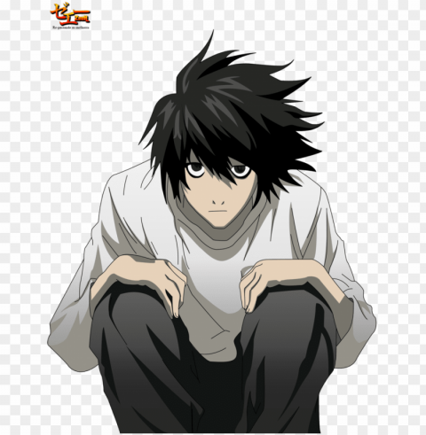 death note l lawliet hd wallpaper and background - l from death note PNG images with clear backgrounds