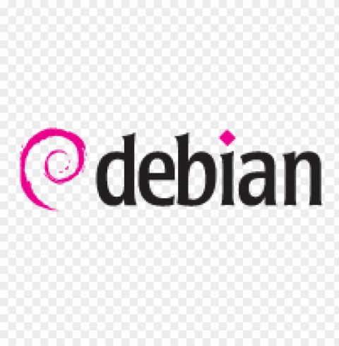 debian logo vector free Clean Background PNG Isolated Art