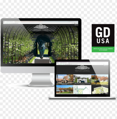 deborah cerbone associates gdusa 2018 web design award - graphic design usa Isolated Object on Clear Background PNG
