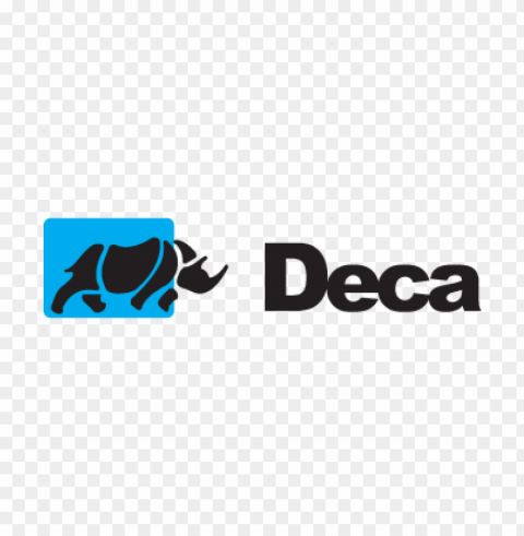 deca logo vector free download Isolated Element with Clear PNG Background