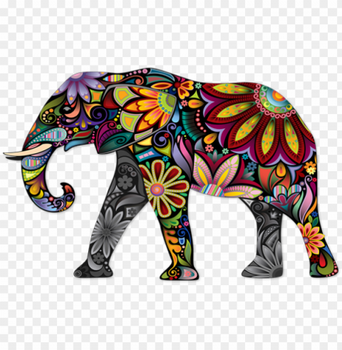 decorated indian elephants face High Resolution PNG Isolated Illustration