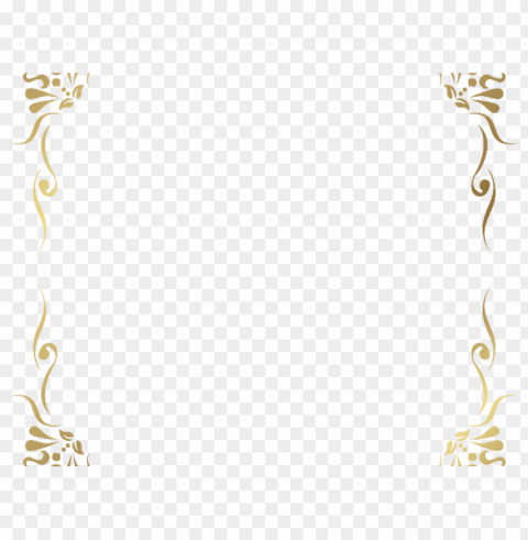 decorative border clipart text - frame borders no background Isolated Illustration in Transparent PNG