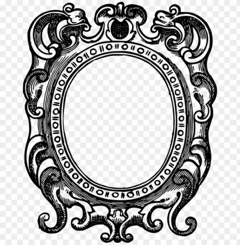 decorative borders picture frames drawing ornament - ornate picture frame drawi Isolated Subject with Transparent PNG