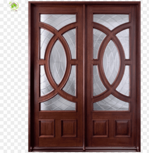 decorative designer solid wooden front double leaf - wooden doors and windows PNG free download