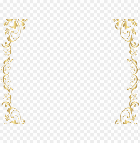 decorative line gold clipart gold - clip art Isolated Element in Clear Transparent PNG