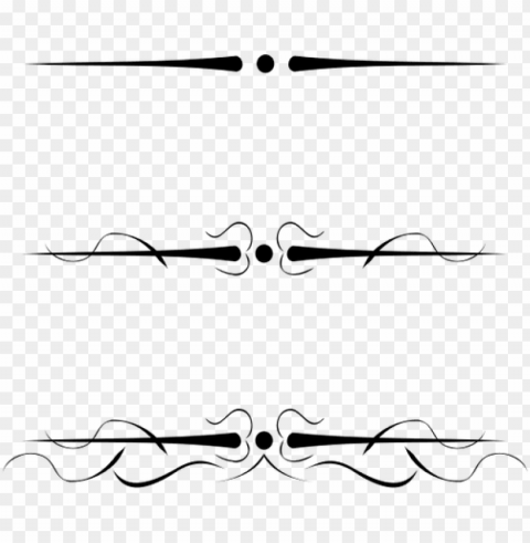 decorative lines clip art - underline PNG images with alpha transparency selection