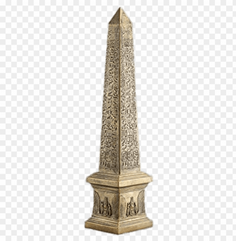 decorative obelisk PNG Isolated Subject on Transparent Background