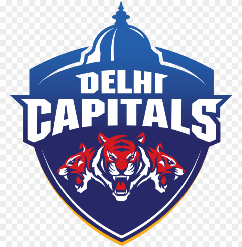 delhi capitals PNG Graphic Isolated on Clear Background