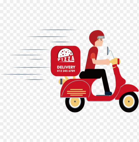 delivery clipart delivery scooter - pizza delivery vector Free PNG images with alpha transparency compilation