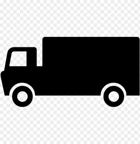 delivery truck outline comments - truck outline PNG graphics