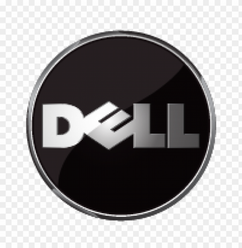 dell 3d logo vector Isolated Design on Clear Transparent PNG