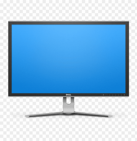 dell computer monitor Isolated Illustration with Clear Background PNG