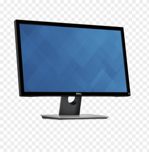 Dell Computer Monitor Isolated Object On Transparent PNG