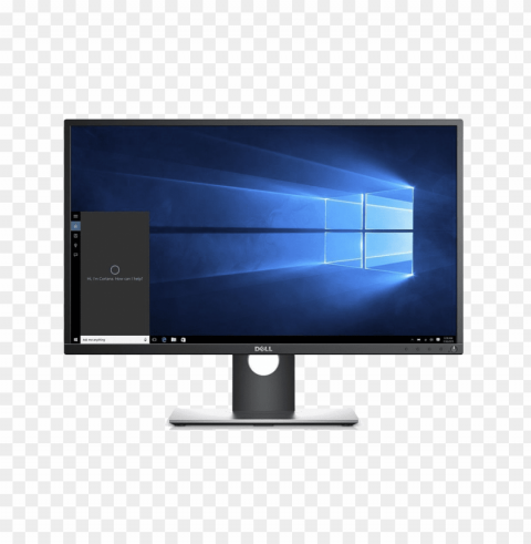 dell computer monitor Isolated Subject on Clear Background PNG
