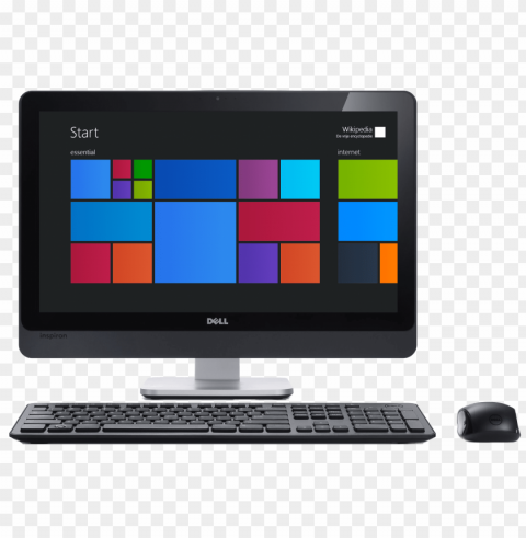 dell computer monitor PNG pictures with no background required
