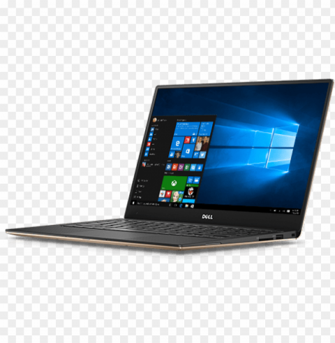 dell laptop Transparent PNG Isolated Item with Detail