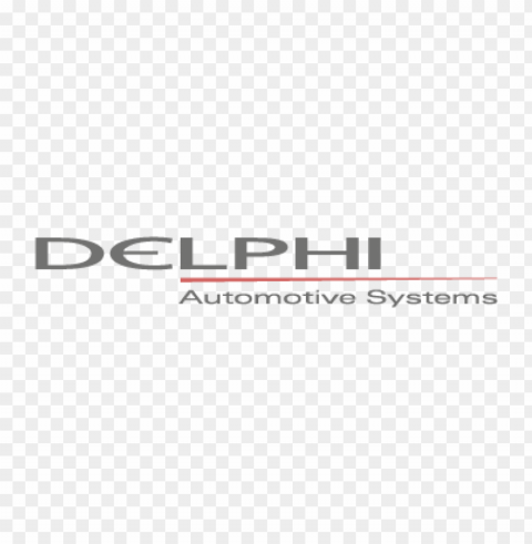delphi auto vector logo Transparent PNG Object with Isolation