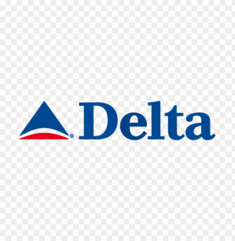 delta air lines vector logo Clean Background Isolated PNG Graphic Detail