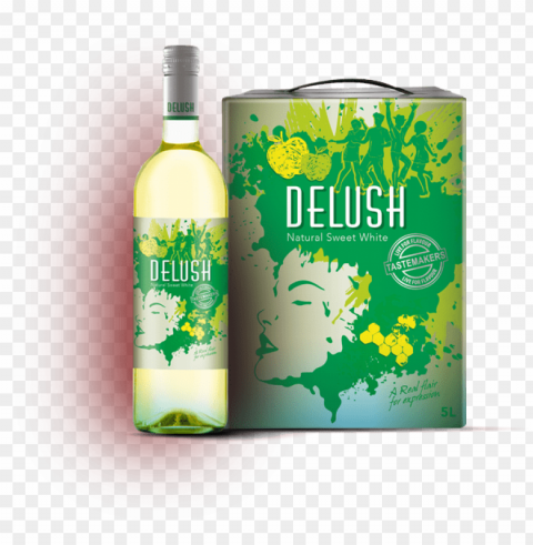 delush white wine pack - delush wine alcohol percentage Free PNG download no background
