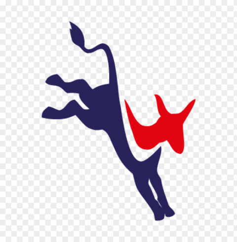 democratic party vector logo ClearCut PNG Isolated Graphic