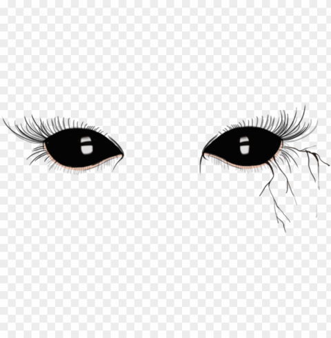 demon eyes black dark halloween - overlays tumblr transparent Free PNG download PNG transparent with Clear Background ID 98255d57