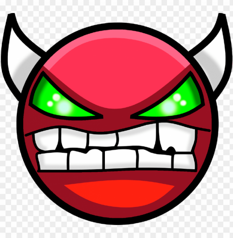 demon - hard demon geometry dash Free PNG images with alpha channel variety