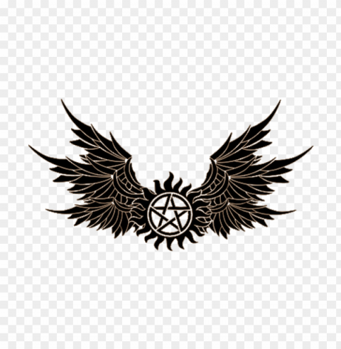 demon possession tattoo black PNG for educational projects