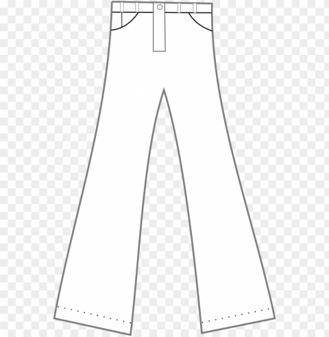 denim clipart long pants - black and white pants free clipart Transparent PNG images bulk package