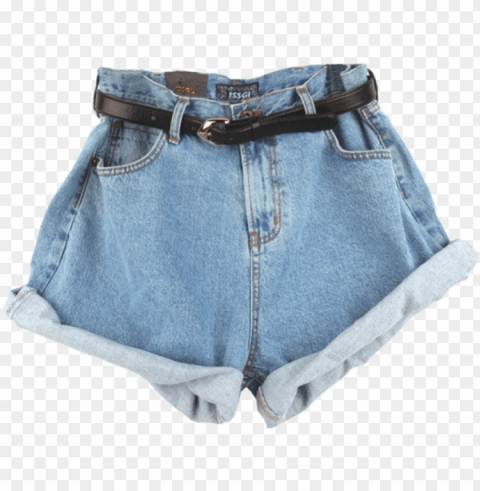 denim denimshorts momjeans jeans momshorts aesthetic - baggy jean shorts womens Free PNG download