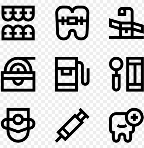dentist 25 icons - home appliances icon Free PNG file