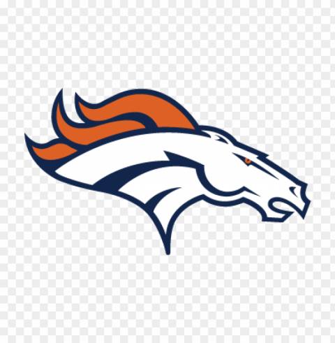 denver broncos logo vector PNG Image Isolated with Transparent Detail