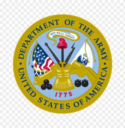 department of the army logo vector free HighResolution PNG Isolated on Transparent Background