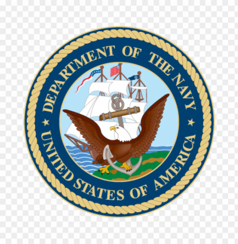 department of the navy us logo vector Isolated PNG Item in HighResolution