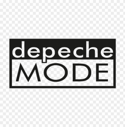 depeche mode music vector logo Clear Background Isolated PNG Icon