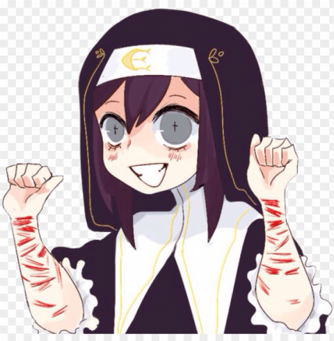 depression girl animegirl happygirl sticker strangegirl - connor murphy PNG format with no background