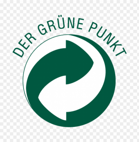 der grune punkt green dot logo vector HighQuality Transparent PNG Isolated Object