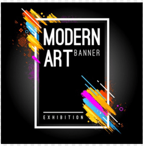 design a creative and awesome banner - modern art banner vector PNG transparent designs for projects