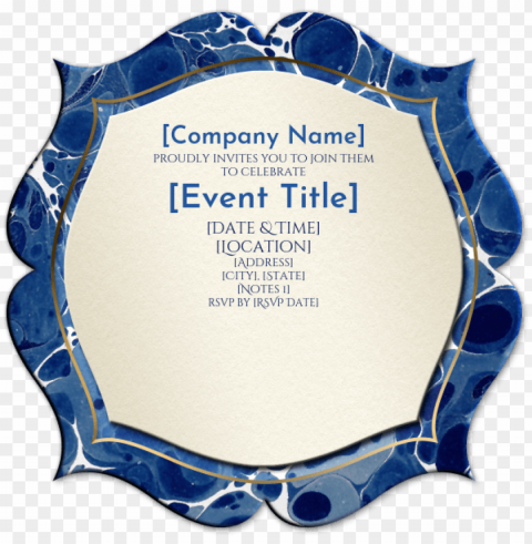 design your premium invitation - circle Clear PNG images free download